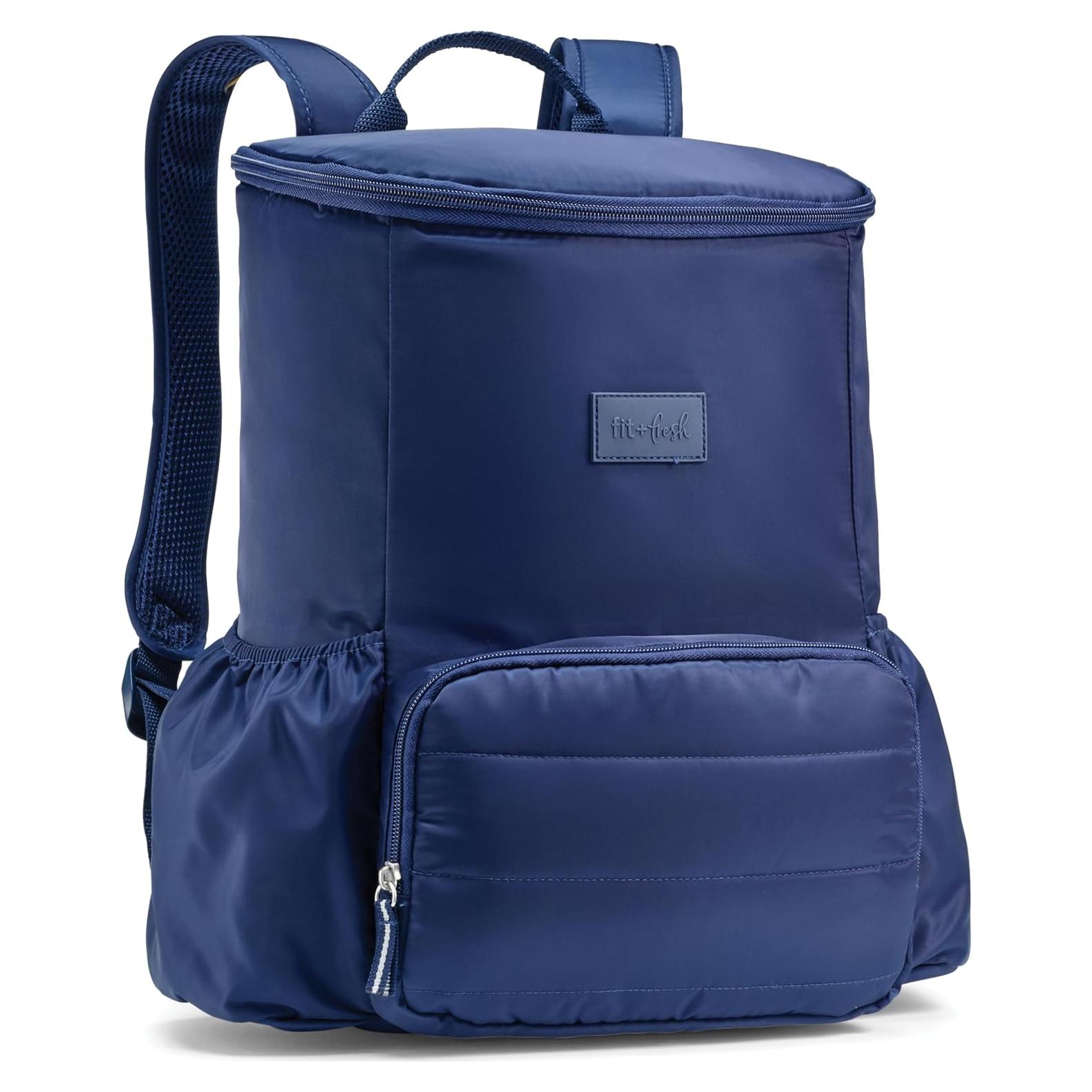 Mochila Enfriadora Fit & Fresh Izzy 24 latas Azul