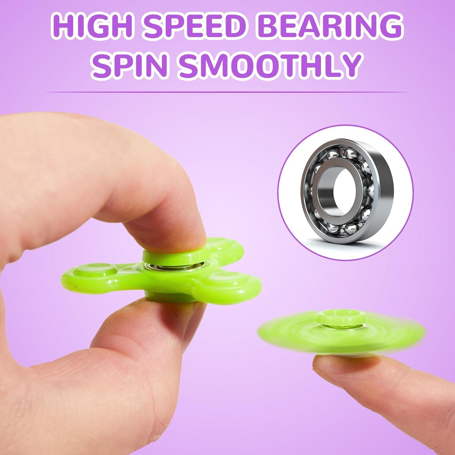 Paquete de 100 Mini Spinners Antiestrés SCIONE - Juguetes Sensoriales