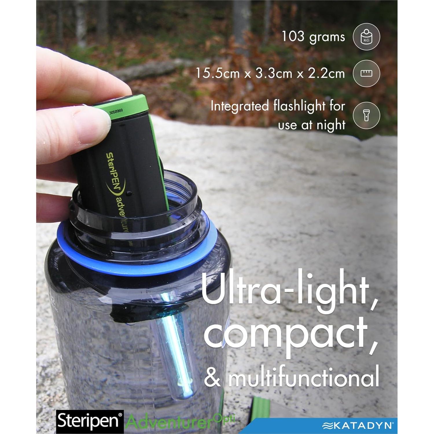 Purificador de Agua UV SteriPEN Adventurer Opti 103g
