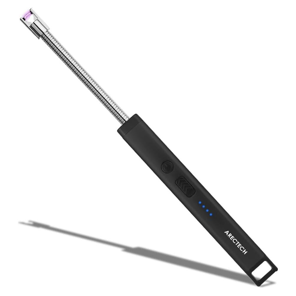 Encendedor Eléctrico Recargable USB ARECTECH Negro 360°