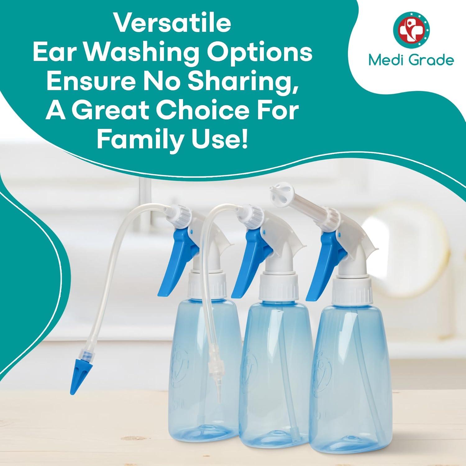 Kit de Limpieza de Oídos Medi Grade con Botella y Jeringa