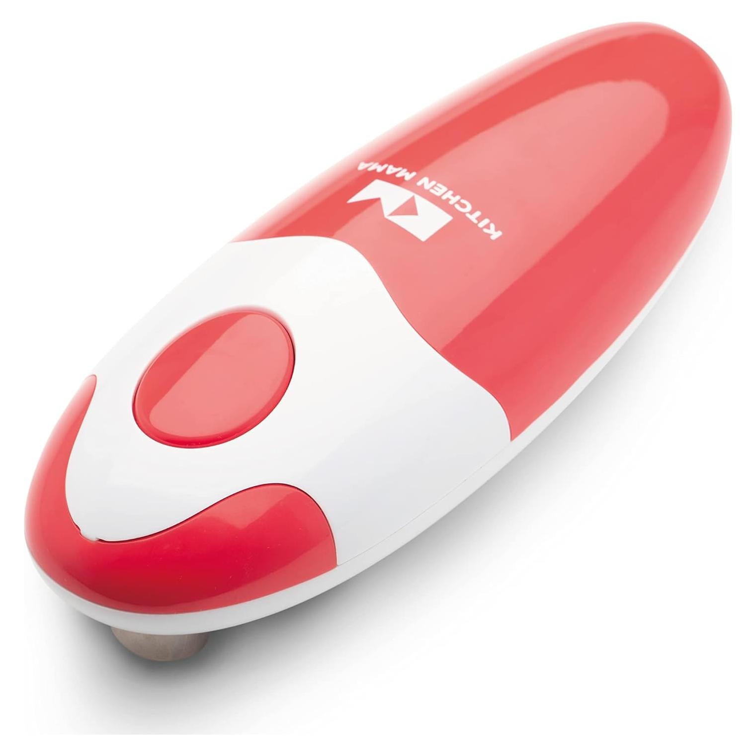 Abrelatas Eléctrico Kitchen Mama Automático Rojo 18x7cm