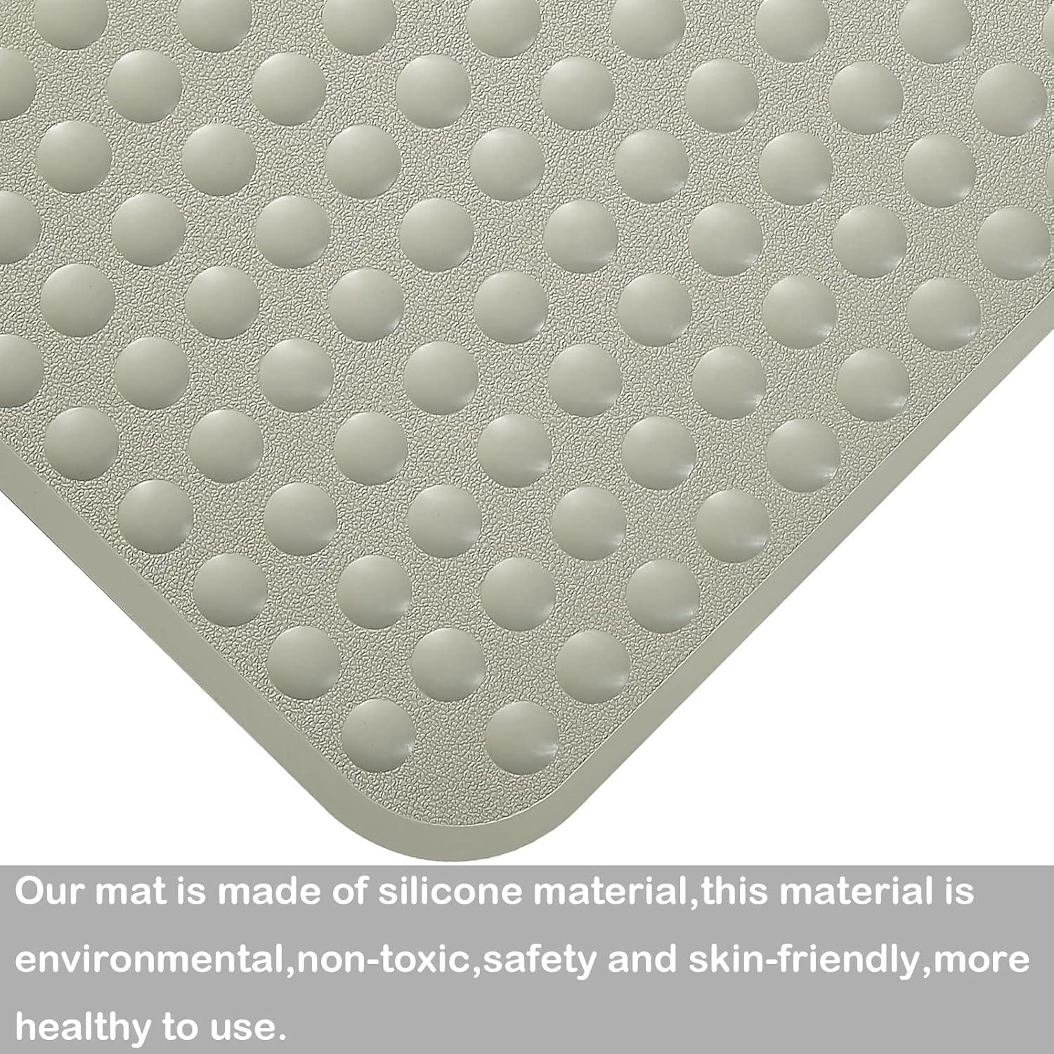 Alfombrilla Antideslizante Yanzifly de Silicona 68.9x38.7 cm Beige