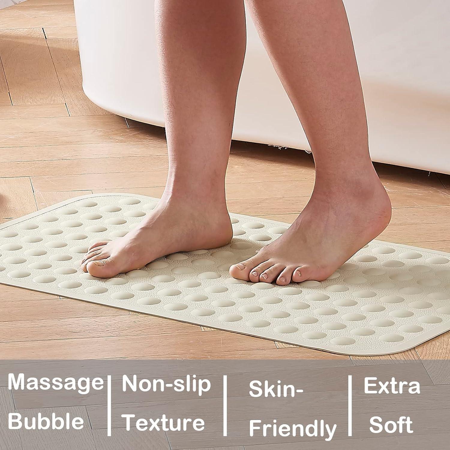 Alfombrilla Antideslizante Yanzifly de Silicona 68.9x38.7 cm Beige