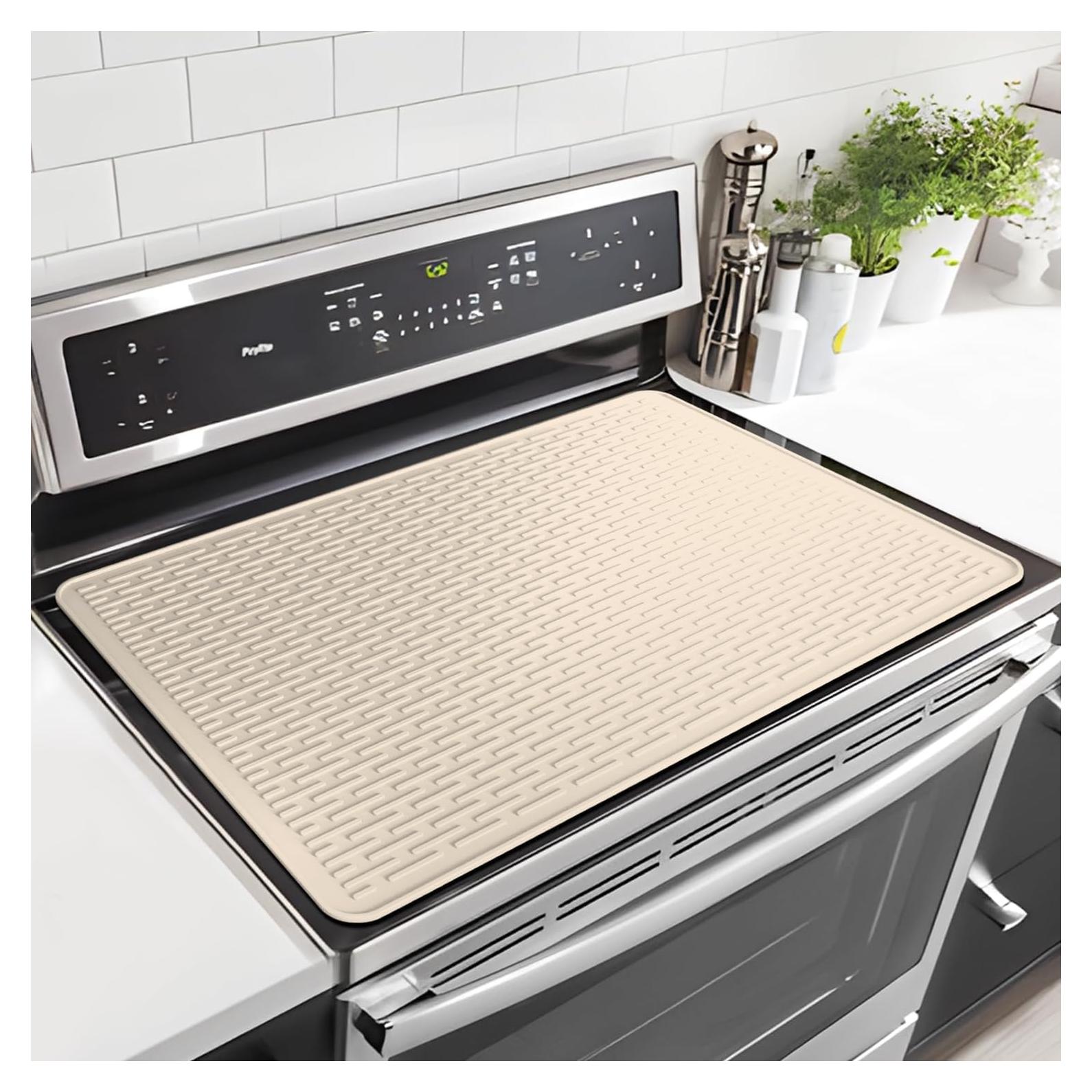 Cubierta de Silicona para Estufa Eléctrica Linda's Essentials 71x50cm Beige