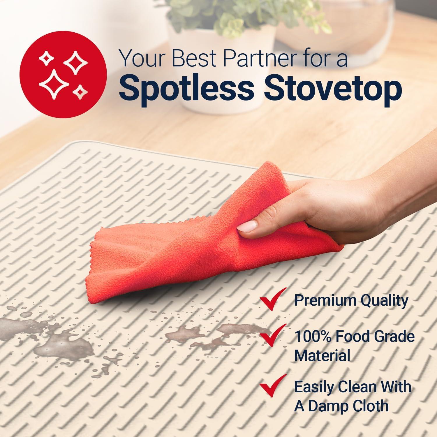 Cubierta de Silicona para Estufa Eléctrica Linda's Essentials 71x50cm Beige