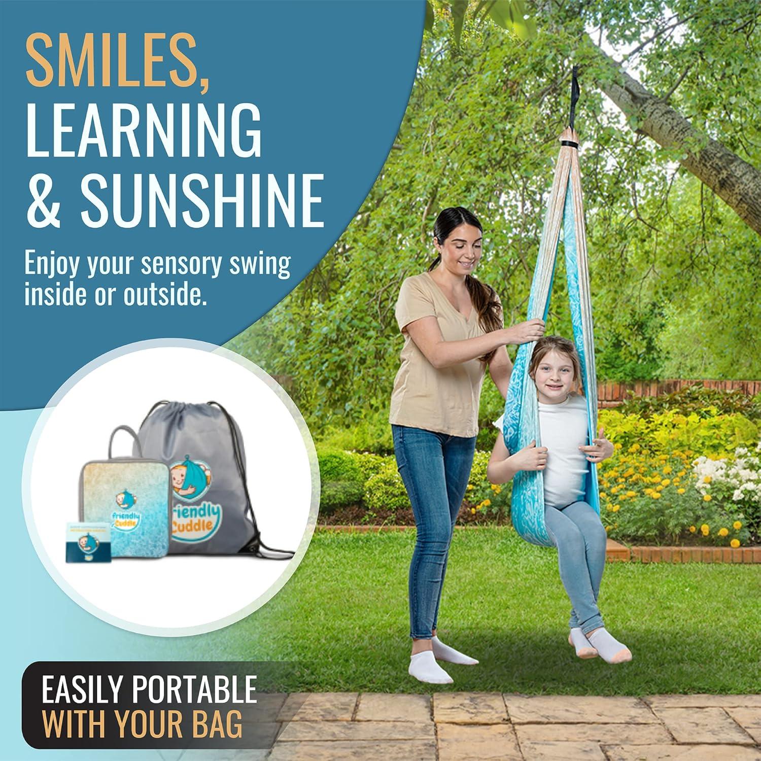 Columpio Sensorial QLE Doble Capa 139,7x154,9 cm 300 kg