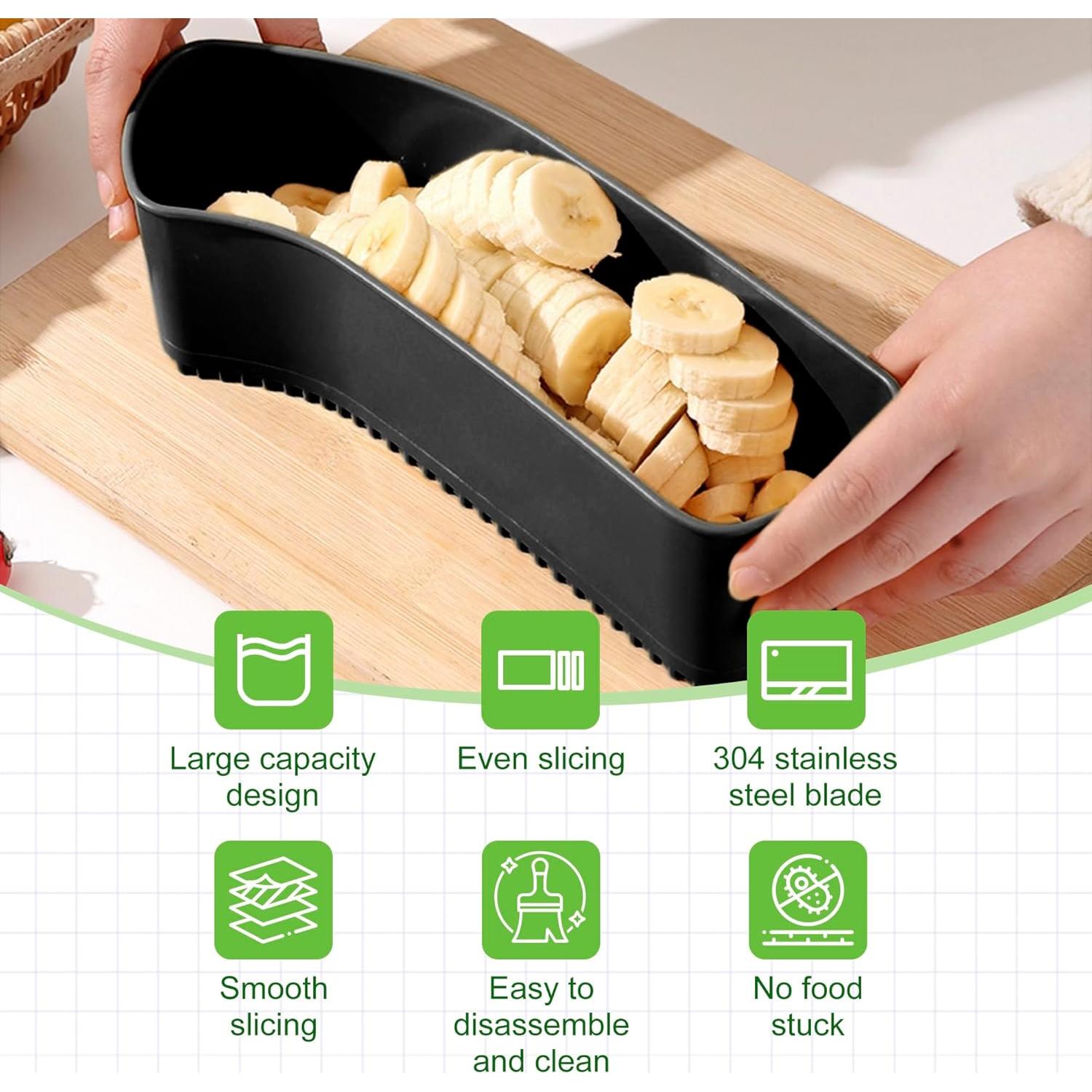 Cortador de Frutas Multiusos CEHNCEH 2025 - Negro