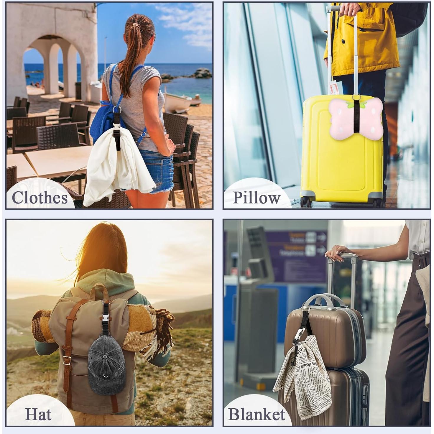 Correas de Equipaje Gripper Amylove 3 Pcs Nylon Ajustables