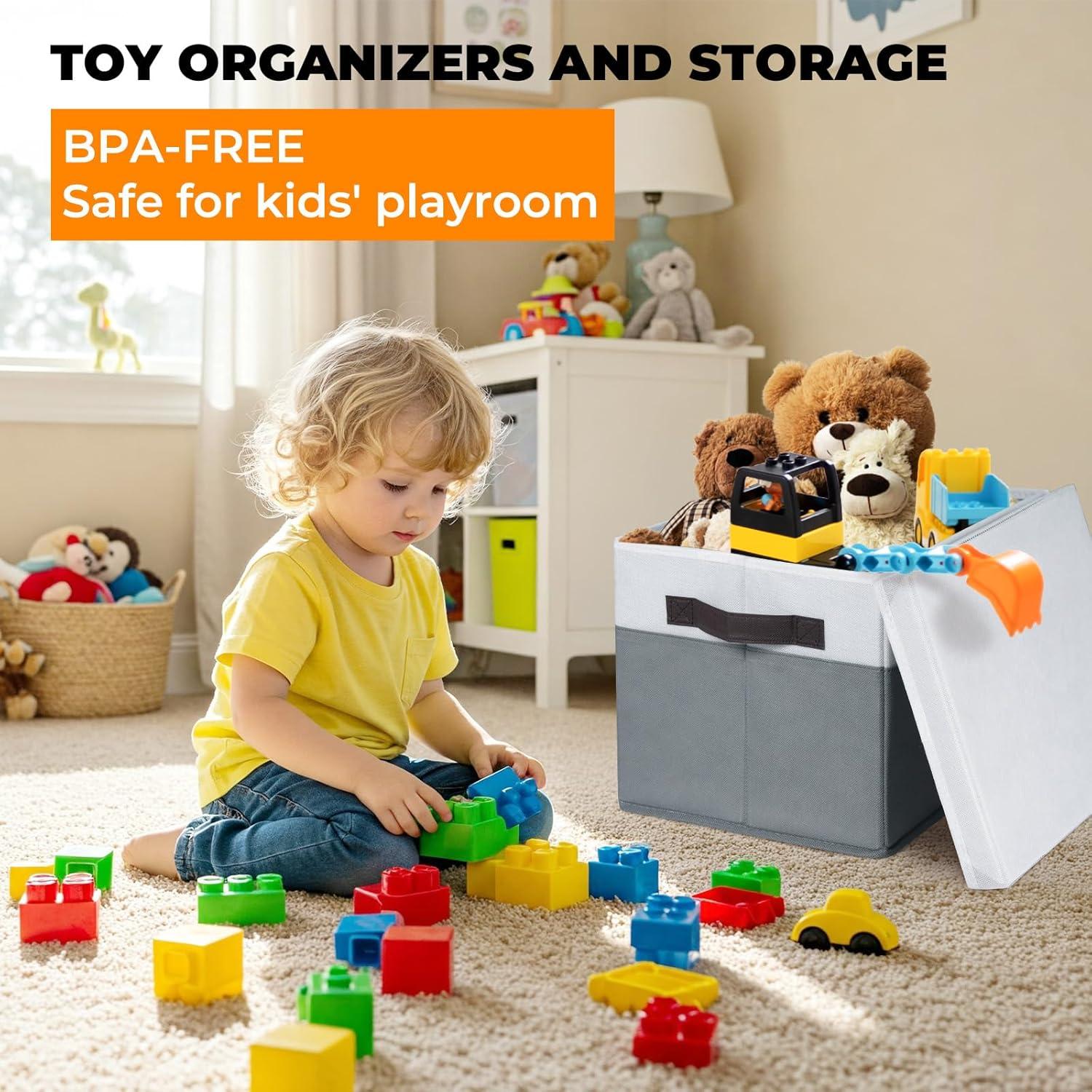 Cestas de Almacenamiento Extra Grande Criusia 4 Pack 31.23L