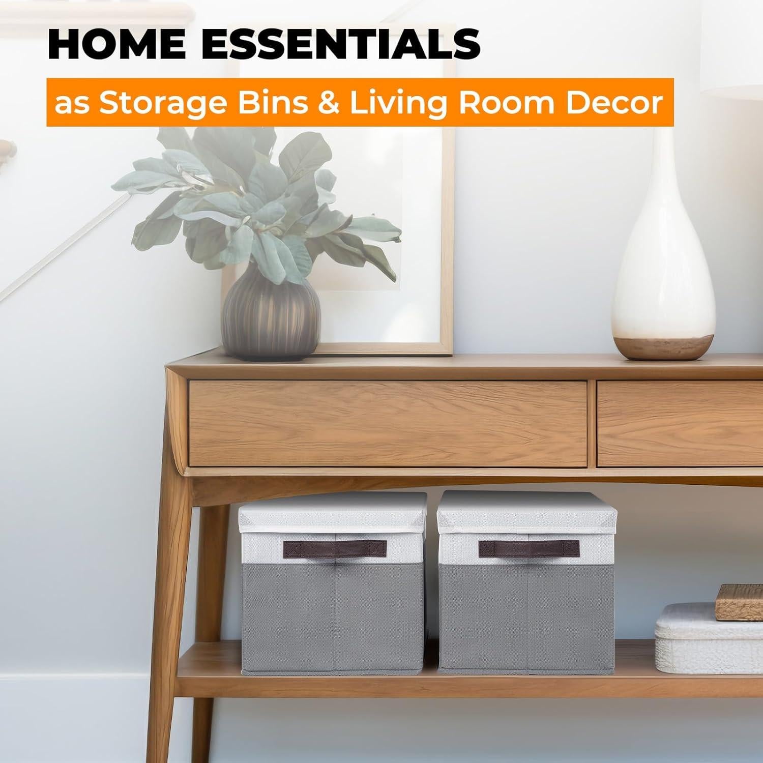 Cestas de Almacenamiento Extra Grande Criusia 4 Pack 31.23L