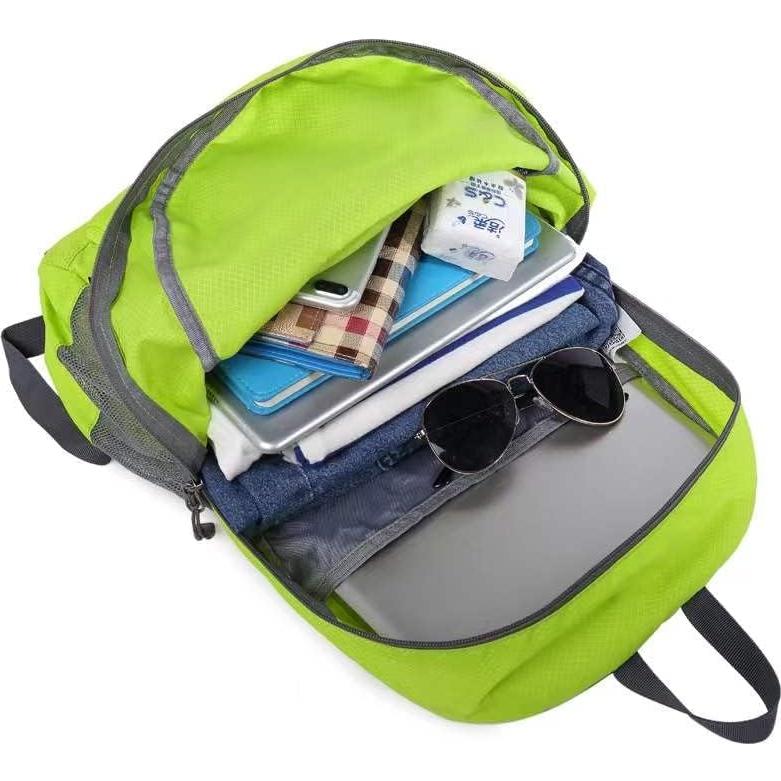 Mochila Plegable Ligera Lmagice Verde 33L Impermeable