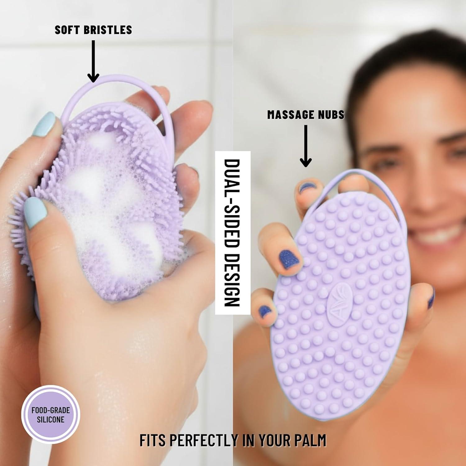 Exfoliante Corporal de Silicona Avilana - Doble Cara para Piel Sensible