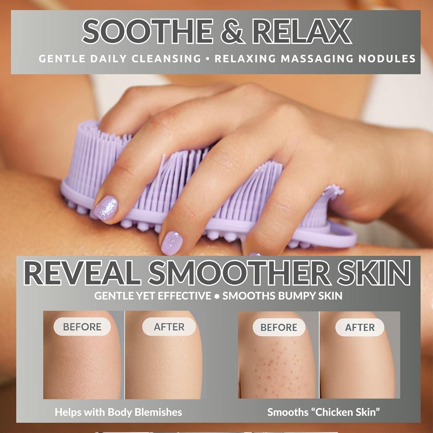 Exfoliante Corporal de Silicona Avilana - Doble Cara para Piel Sensible