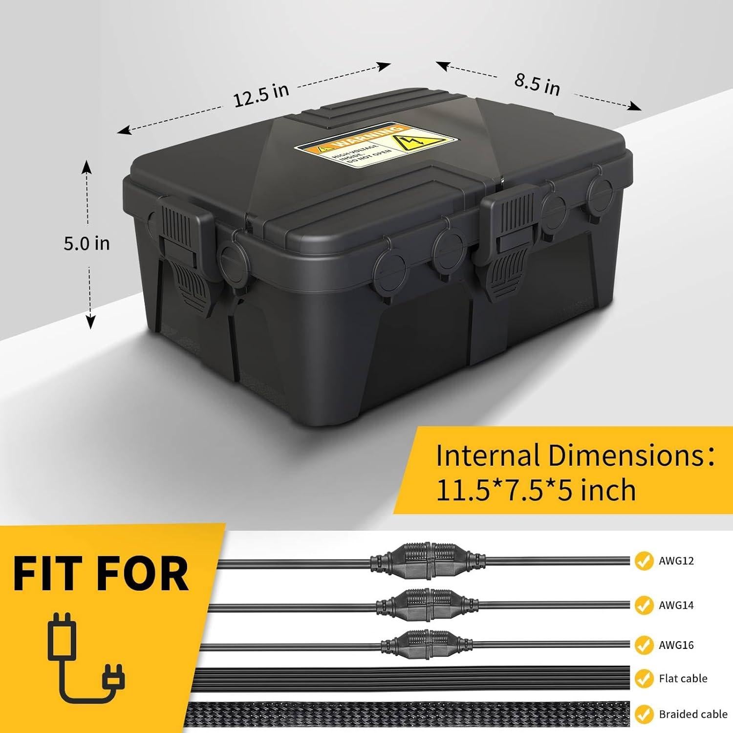 Caja Eléctrica Exterior Impermeable LFF 31.75x21.59cm IP54