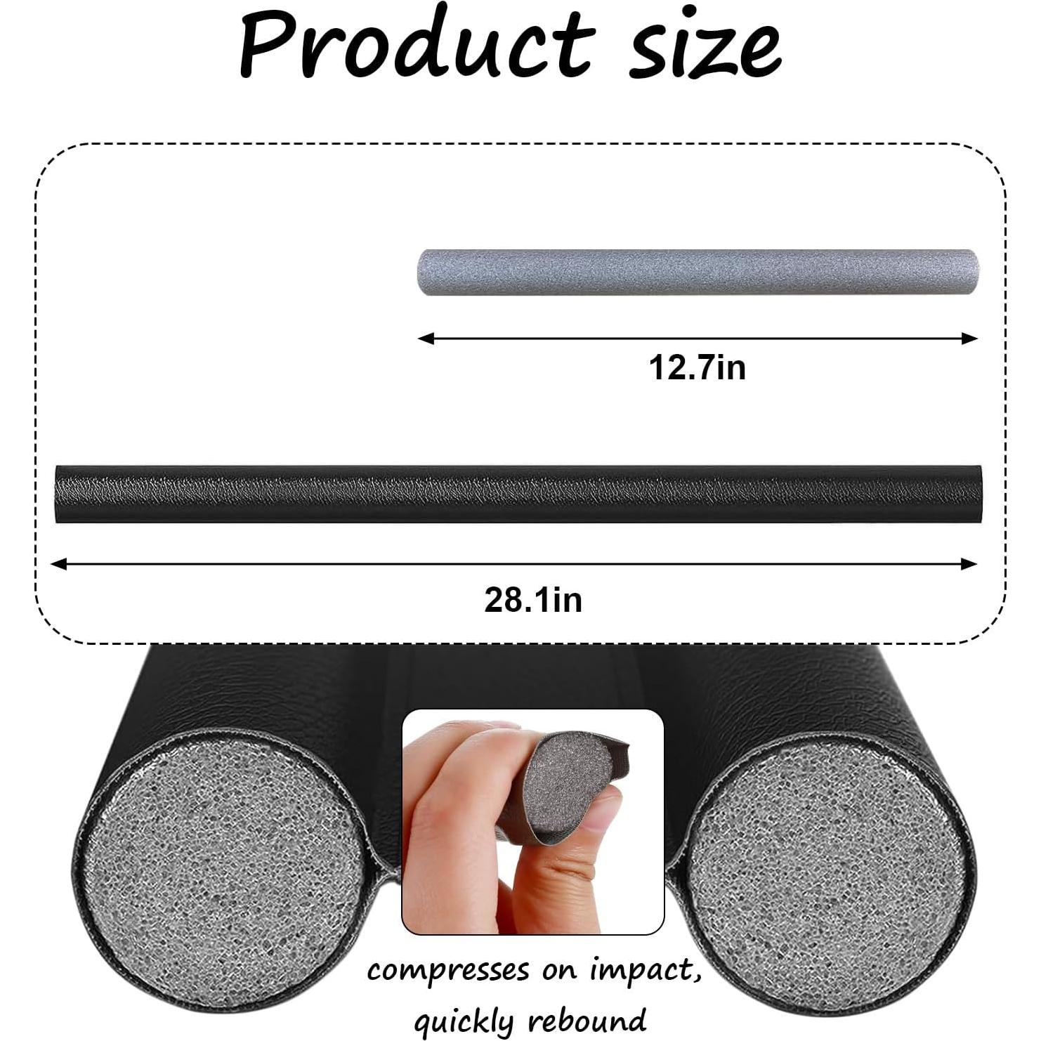 Detenedor de Corrientes de Aire Wanheart 2 Unidades Negro