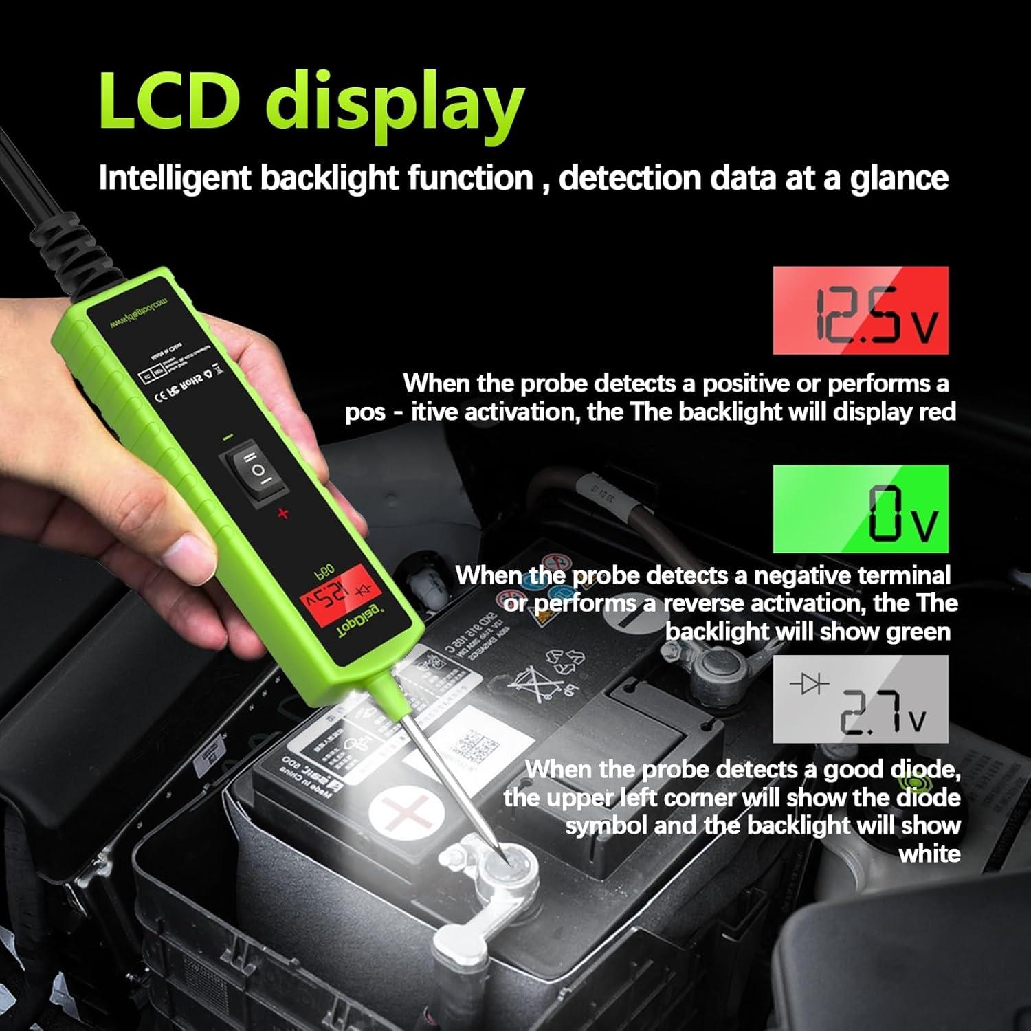 Probador de Circuito Automotriz Topdiag P60 12V-24V