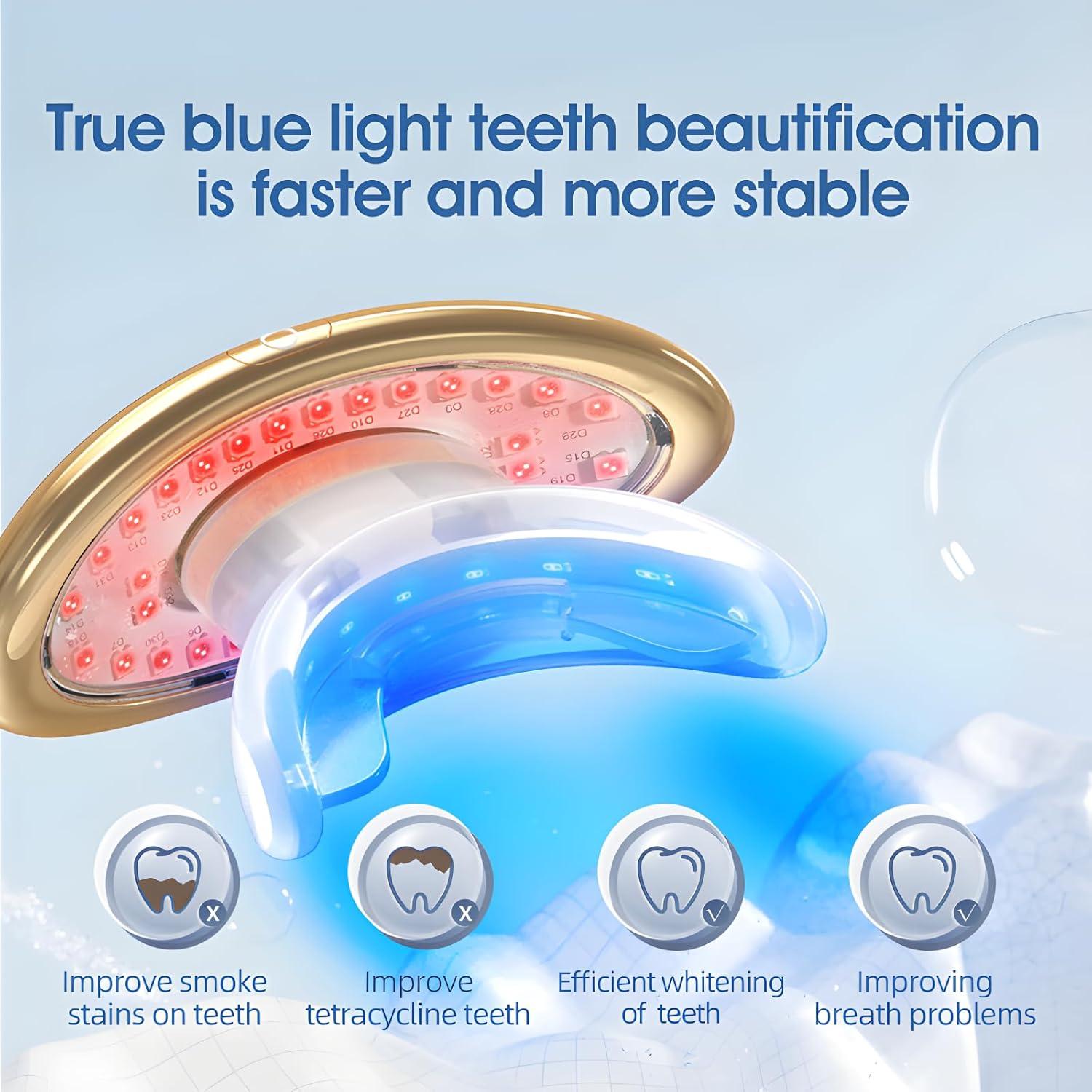 Red Light Therapy Lip Plumping Device | Anti-Aging, Wrinkle Reduction, More Vibrant Lips,That Also Helps with Teeth Whitening at Home, Teeth Whitening Accelerator