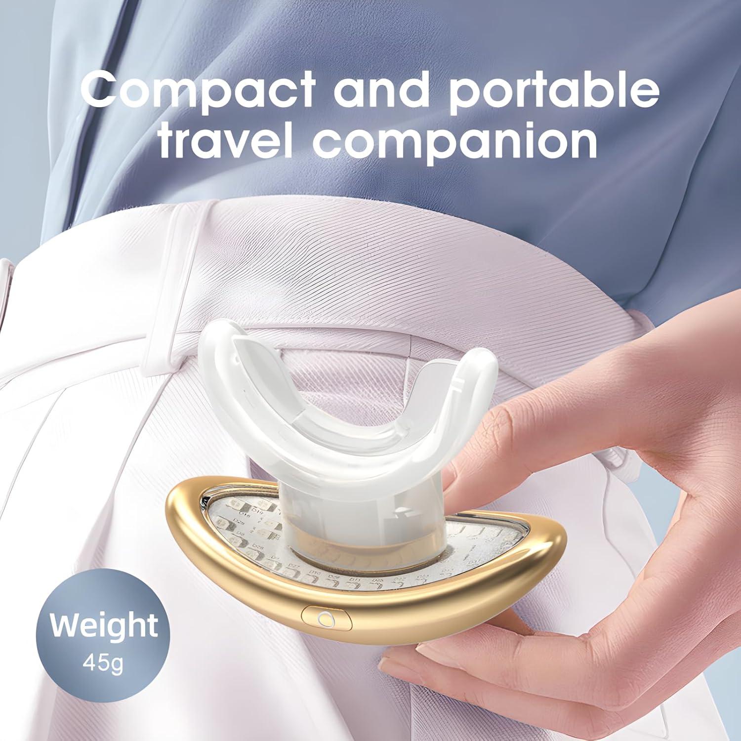 Red Light Therapy Lip Plumping Device | Anti-Aging, Wrinkle Reduction, More Vibrant Lips,That Also Helps with Teeth Whitening at Home, Teeth Whitening Accelerator