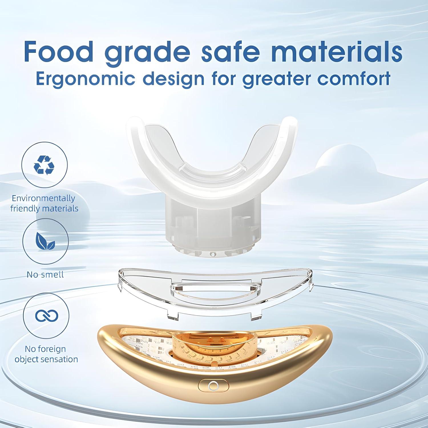 Red Light Therapy Lip Plumping Device | Anti-Aging, Wrinkle Reduction, More Vibrant Lips,That Also Helps with Teeth Whitening at Home, Teeth Whitening Accelerator