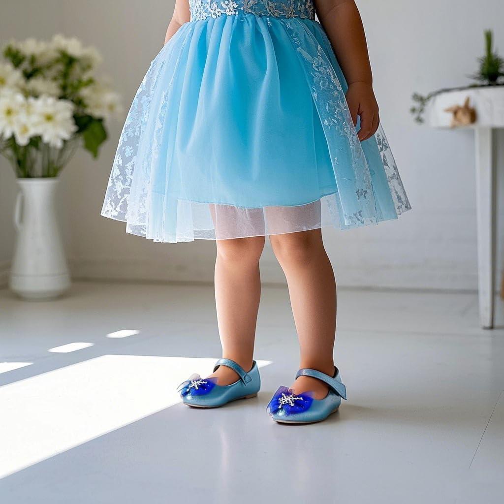 Zapatos de Vestir para Niñas Thee Bron Modelo A2154 Azul