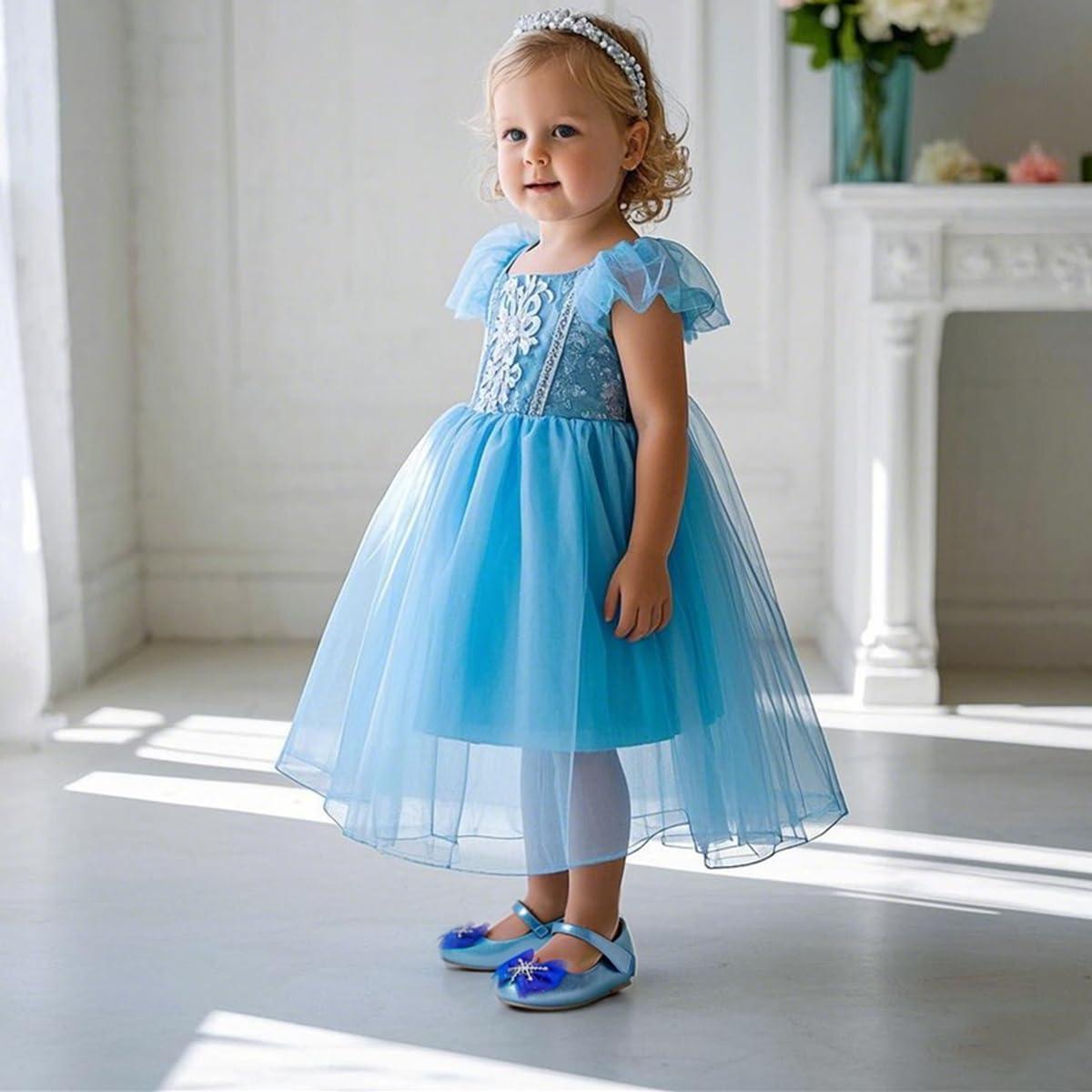 Zapatos de Vestir para Niñas Thee Bron Modelo A2154 Azul