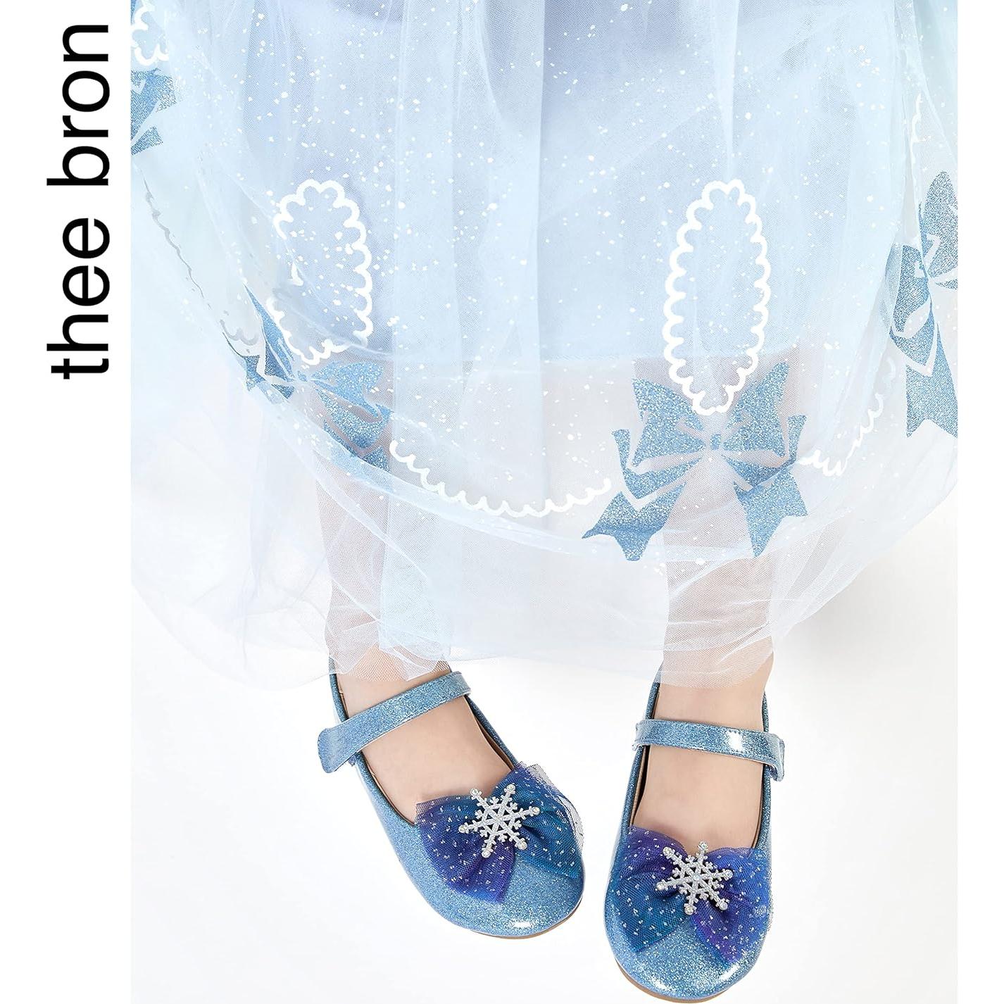 Zapatos de Vestir para Niñas Thee Bron Modelo A2154 Azul