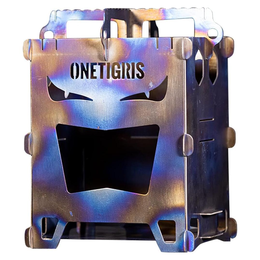 Estufa de Titanio OneTigris ROCUBOID Plegable 430g