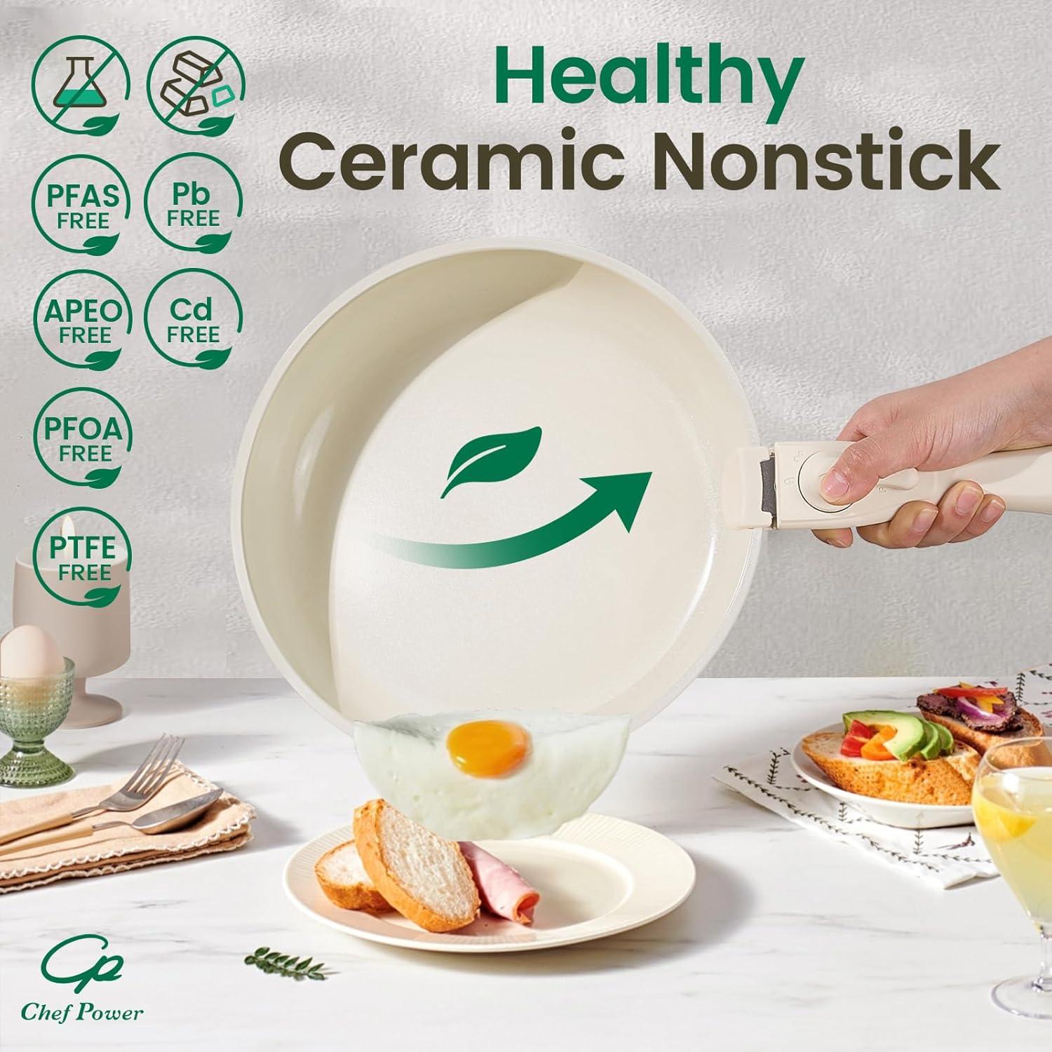 Juego de Utensilios de Cocina Chef Power 5 Piezas Cerámicos