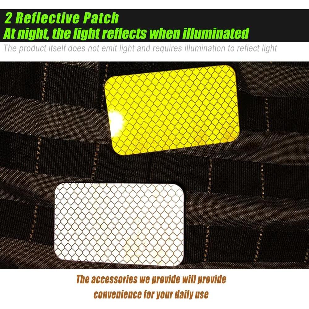 Mochila Táctica R.SASR 35L Negra para Senderismo y Moto