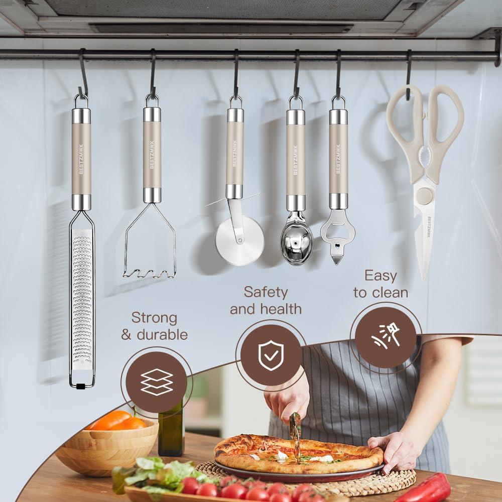Juego de Utensilios de Cocina BESTZMWK 33 Piezas Silicona