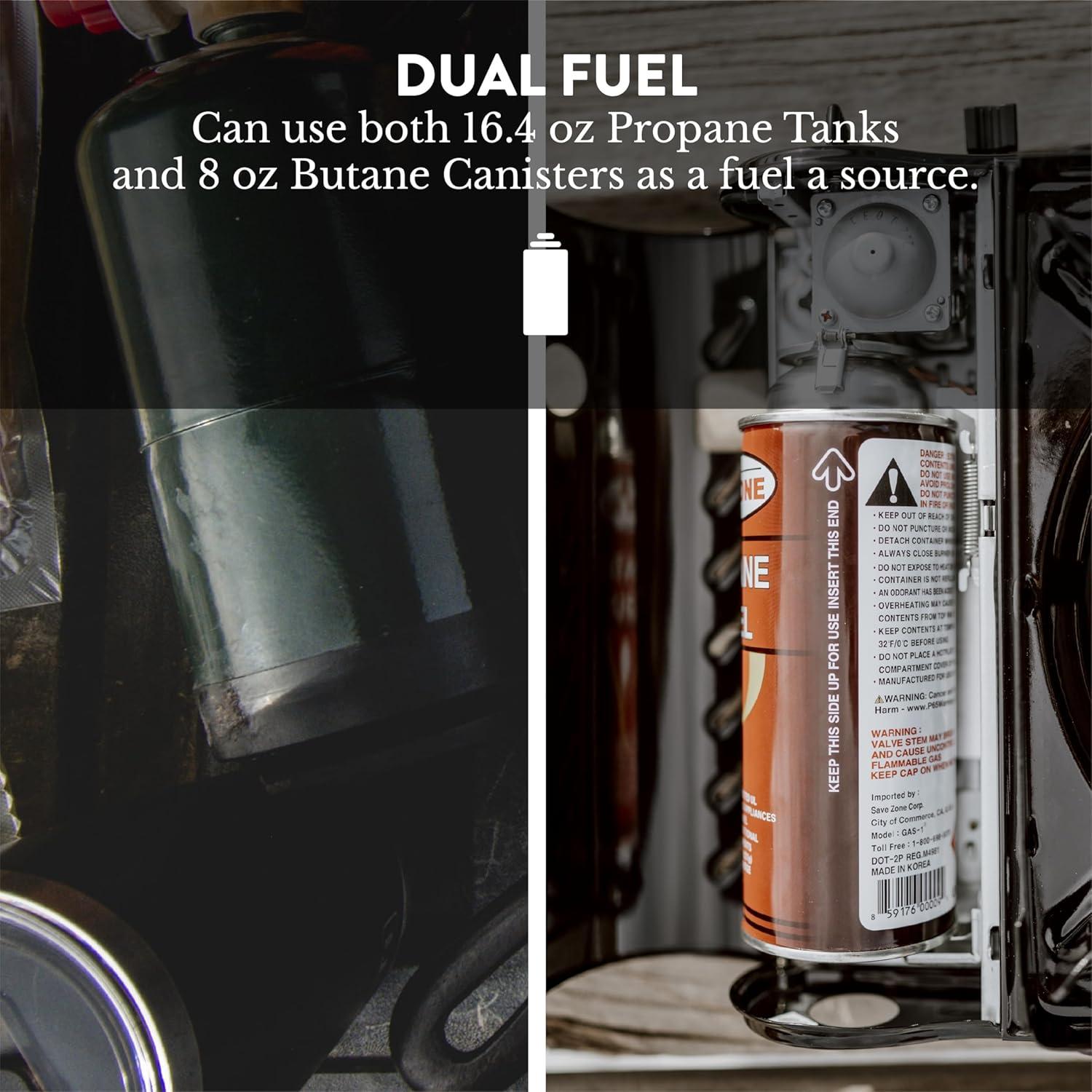 Estufa Portátil Gas One GS-3400P Doble Combustible 1.41 kg