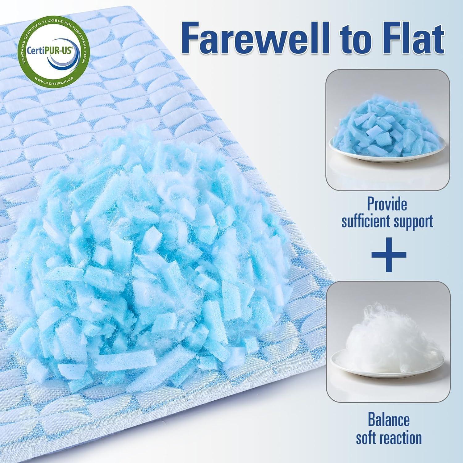 Almohada QUTOOL Coolpro Ajustable Viscoelástica Firme 66x44cm