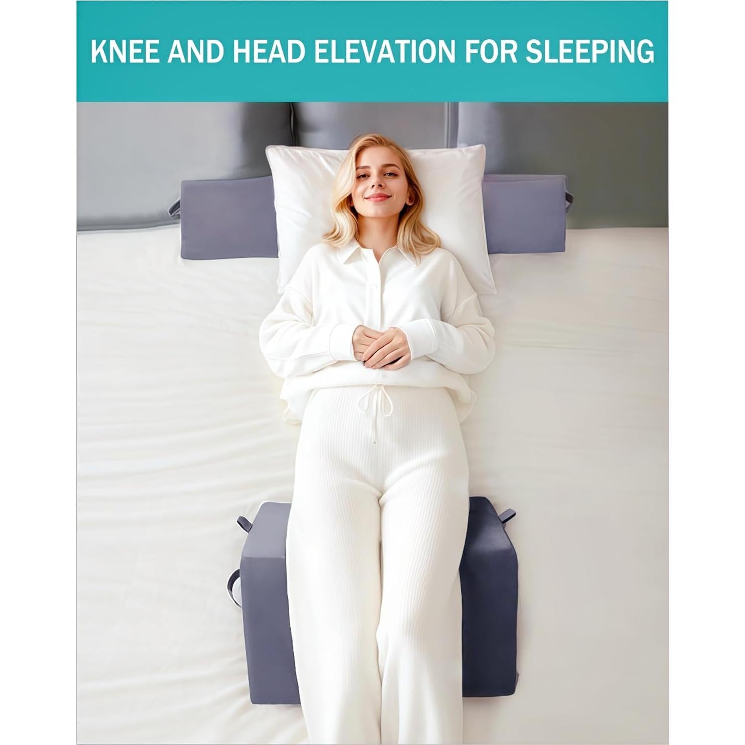 Juego de 3 Almohadas Cuña SJFFDP para Posicionamiento y Alivio