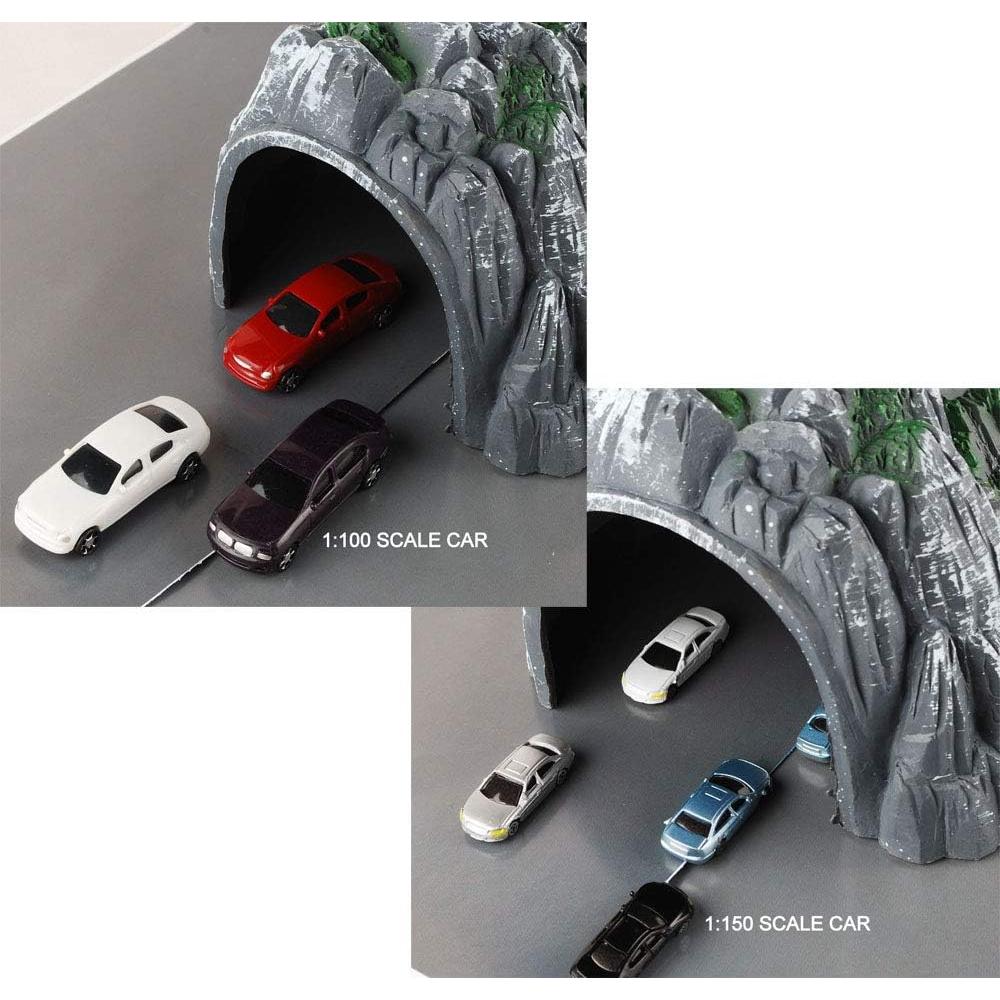 Modelo de Escenario NWFashion Túnel Rocoso 1:160 para Tren