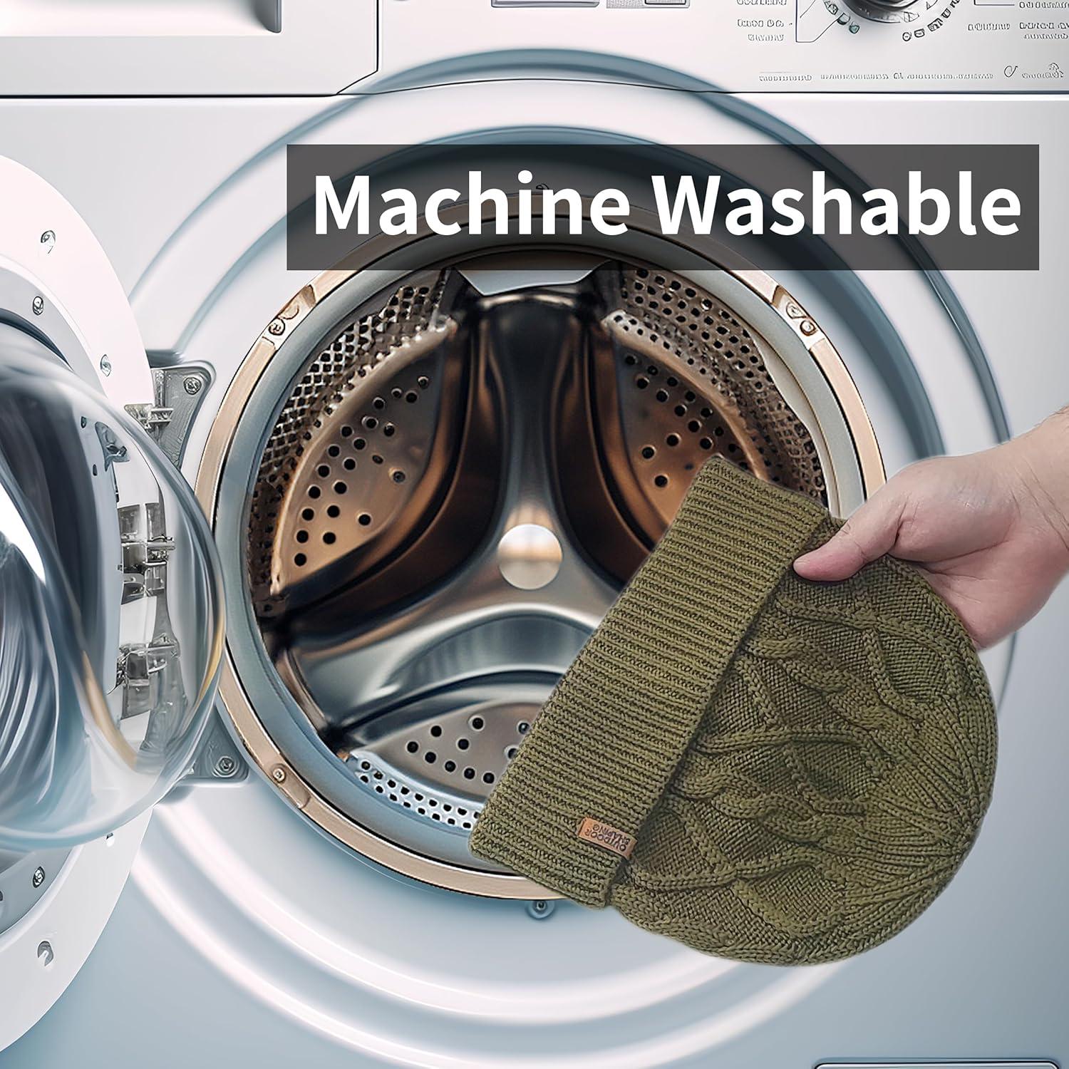 Gorro de lana Merino unisex OUTDOOR SHAPING verde ejército