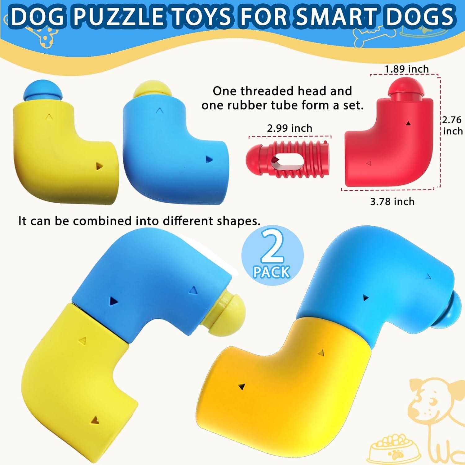 Juguete de Rompecabezas Interactivo para Perros YZHDUXIU - 2 Piezas