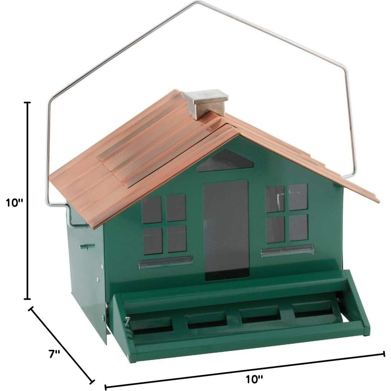 Comedero para Aves Perky-Pet Squirrel-Be-Gone II 3.6 kg Verde