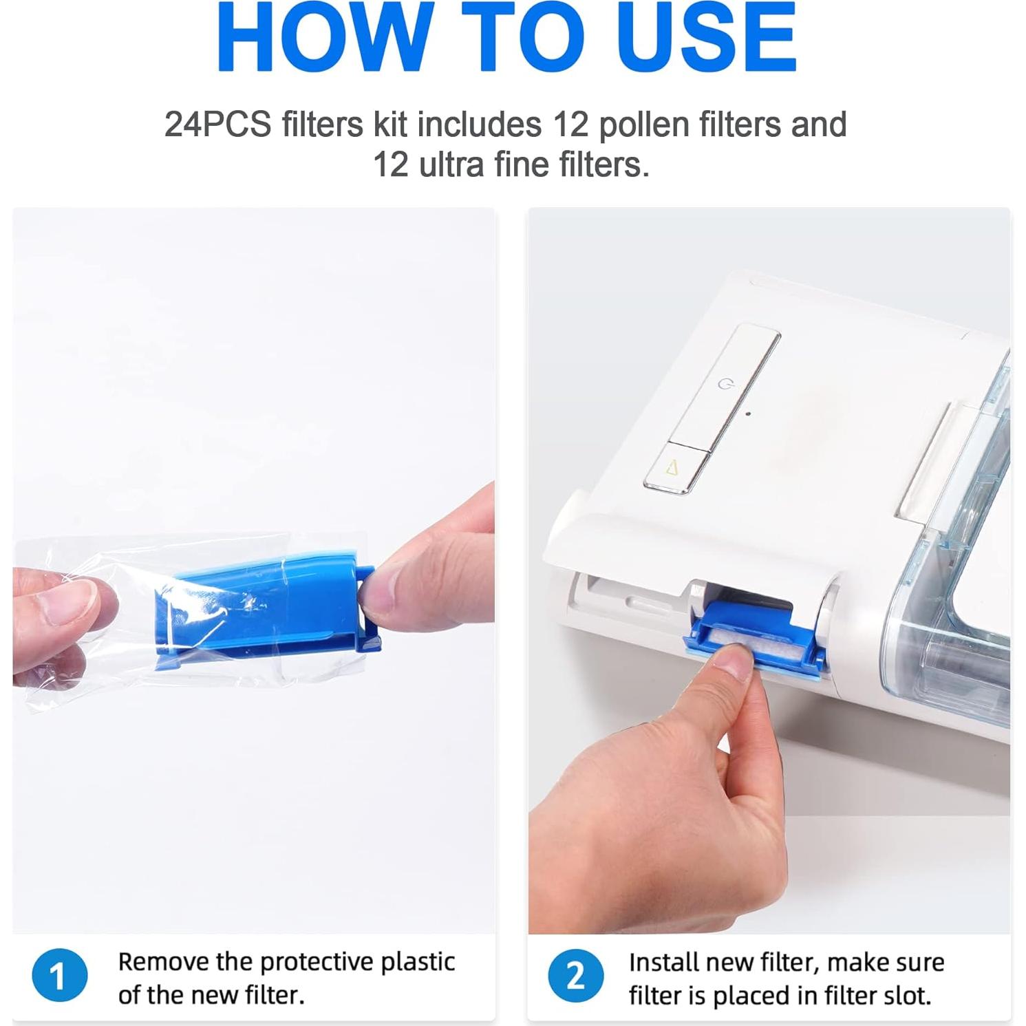 24 Filtros Preensamblados IBEET para DreamStation 1