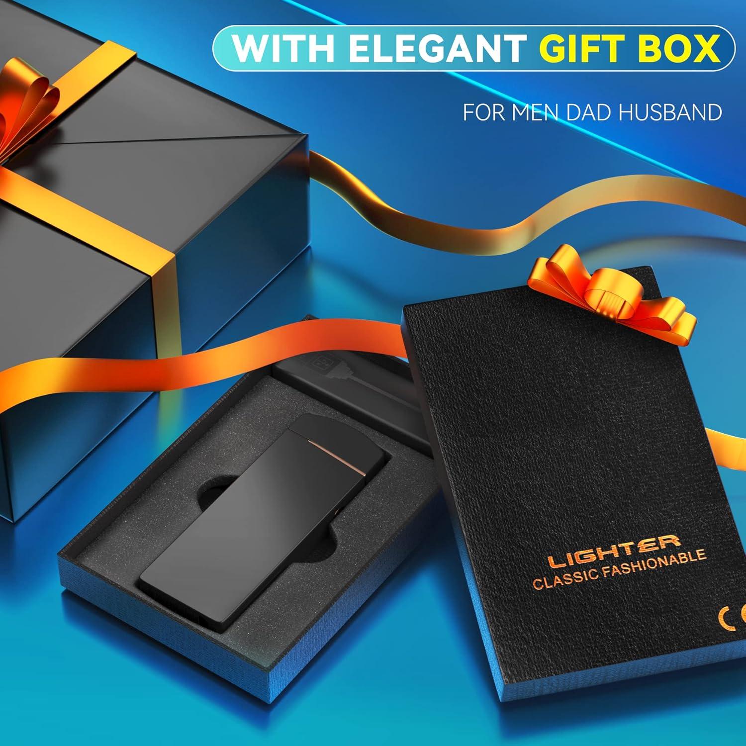 Encendedor Eléctrico Recargable Coquimbo Doble Arco Negro