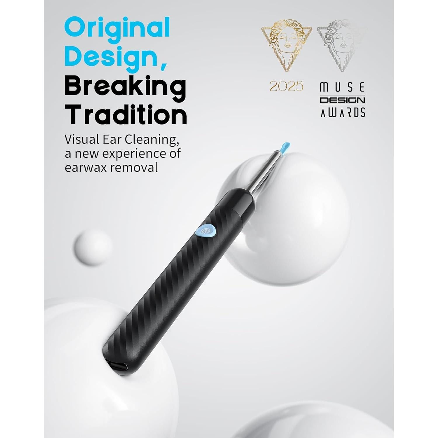 Limpiador de Oídos Loyker X6 con Cámara 1080P y Luz LED