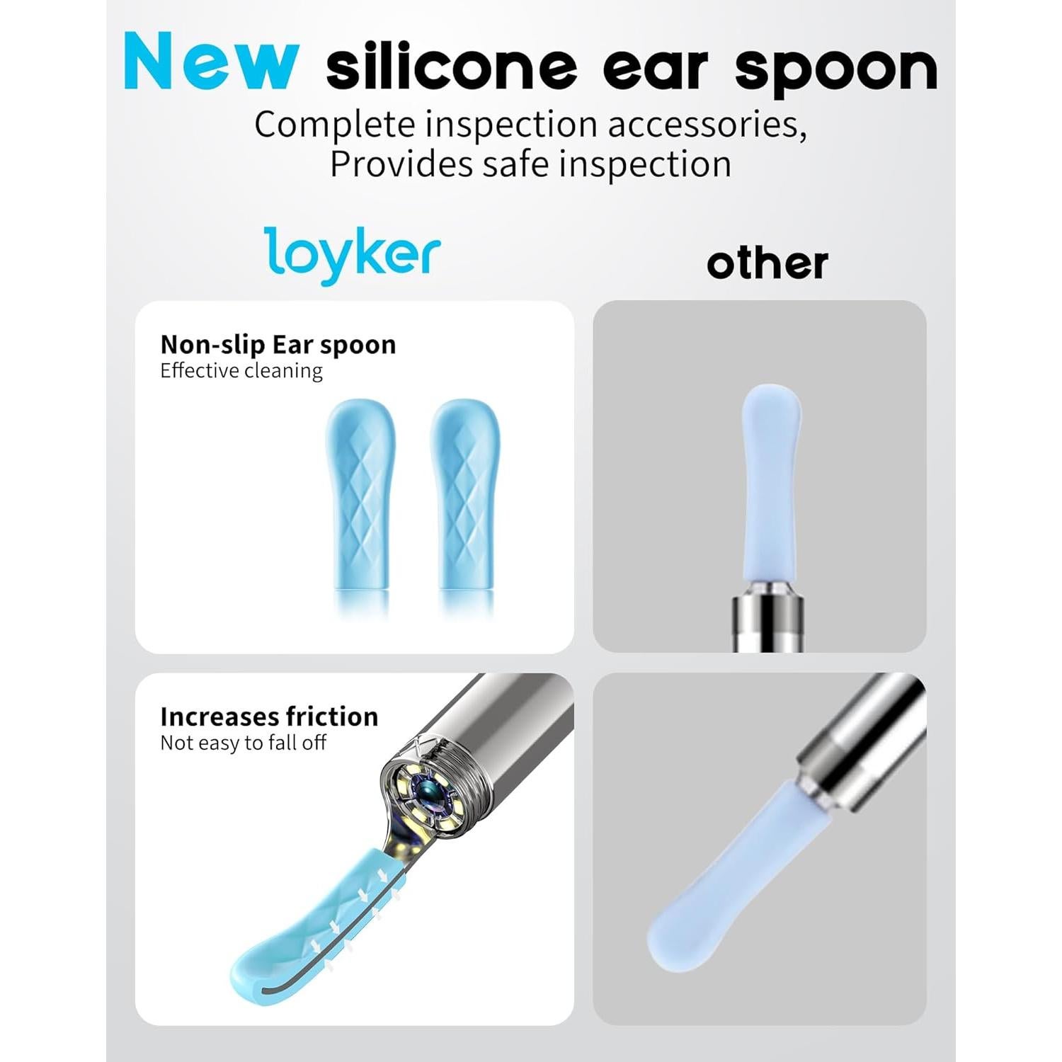 Limpiador de Oídos Loyker X6 con Cámara 1080P y Luz LED