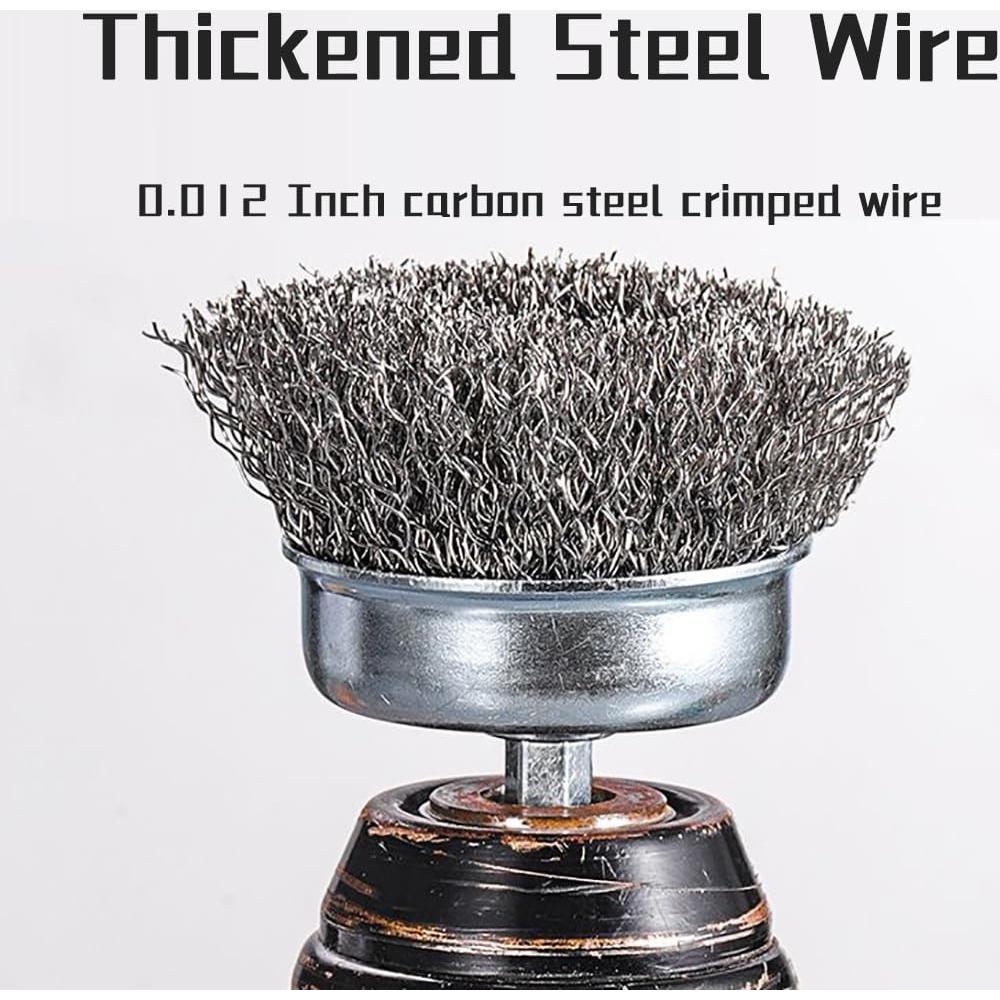 Juego de Cepillos de Alambre 6 Piezas PaWuKi para Taladro