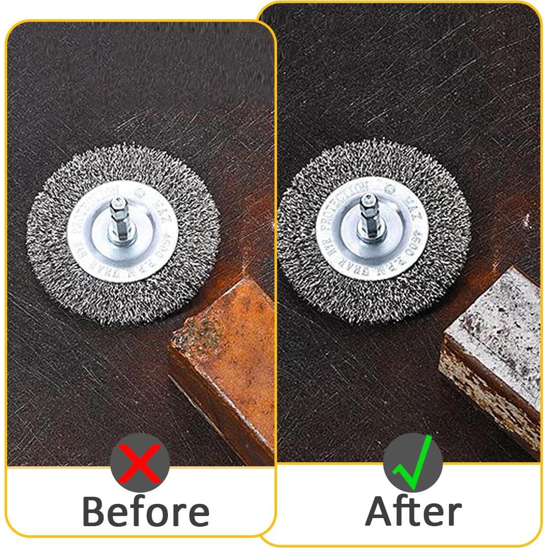 Juego de Cepillos de Alambre 6 Piezas PaWuKi para Taladro