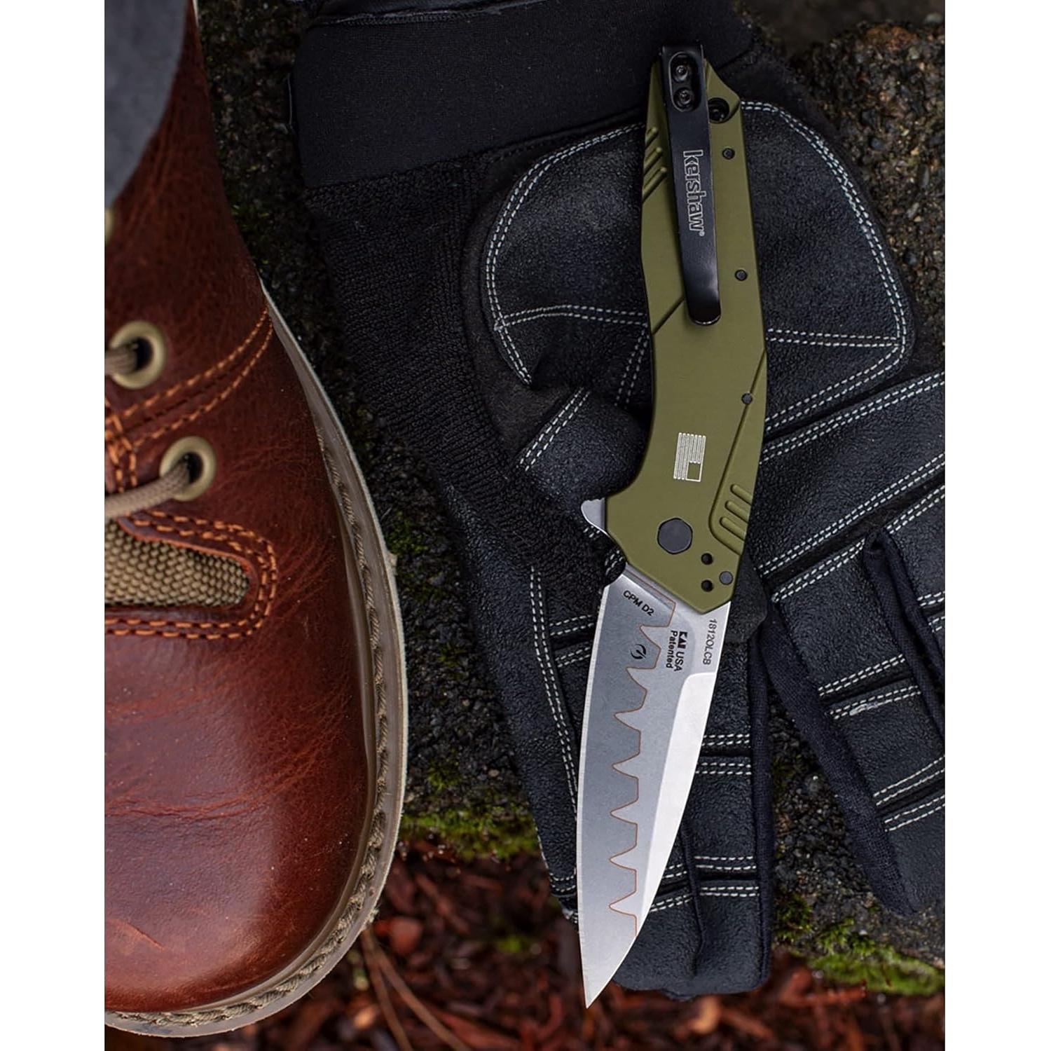 Cuchillo de bolsillo Kershaw Dividend 7.62 cm acero D2 y N690