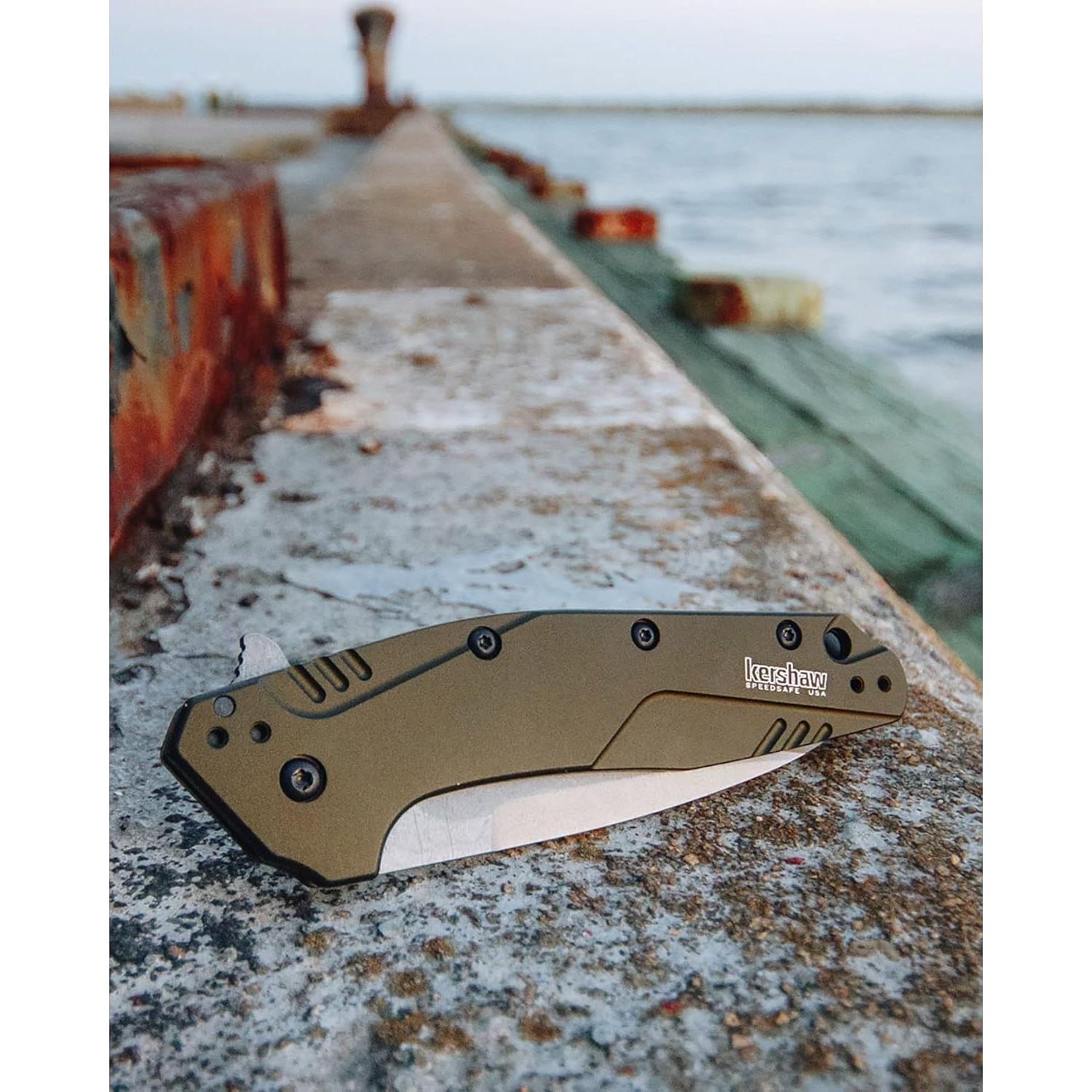 Cuchillo de bolsillo Kershaw Dividend 7.62 cm acero D2 y N690