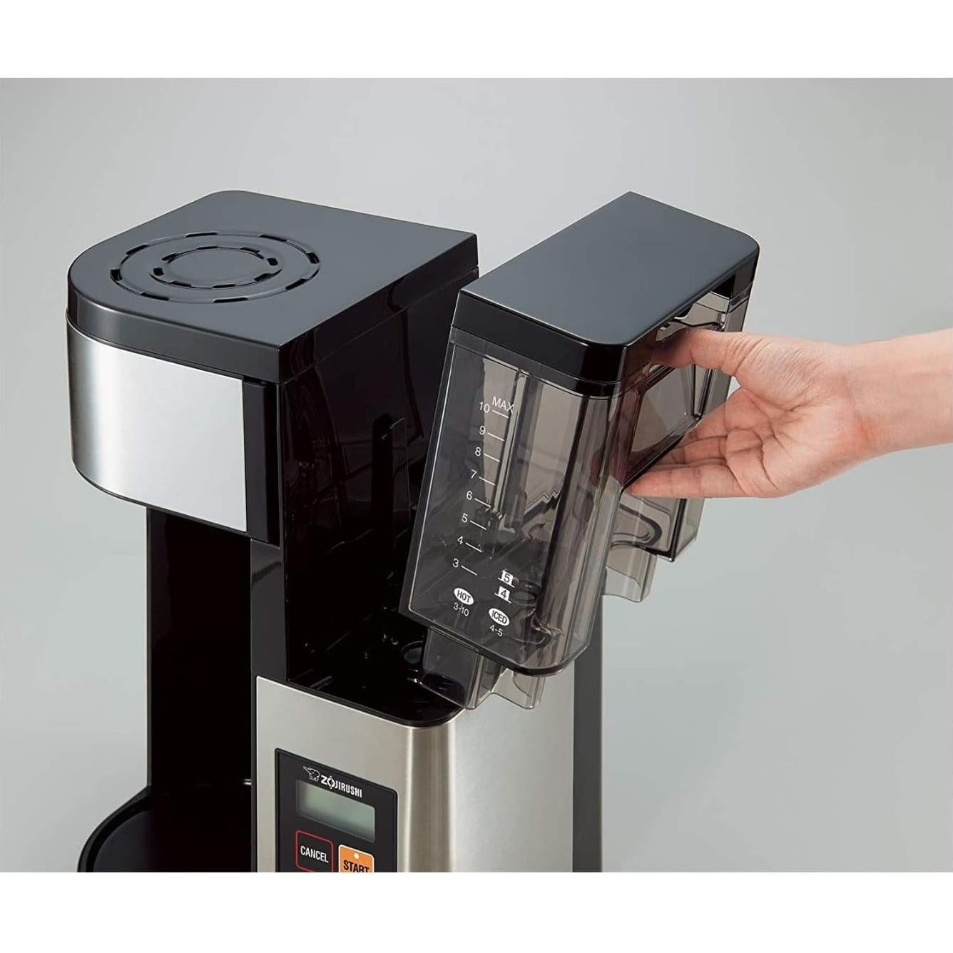 Cafetera Zojirushi EC-YTC100 de 10 Tazas Acero Inoxidable