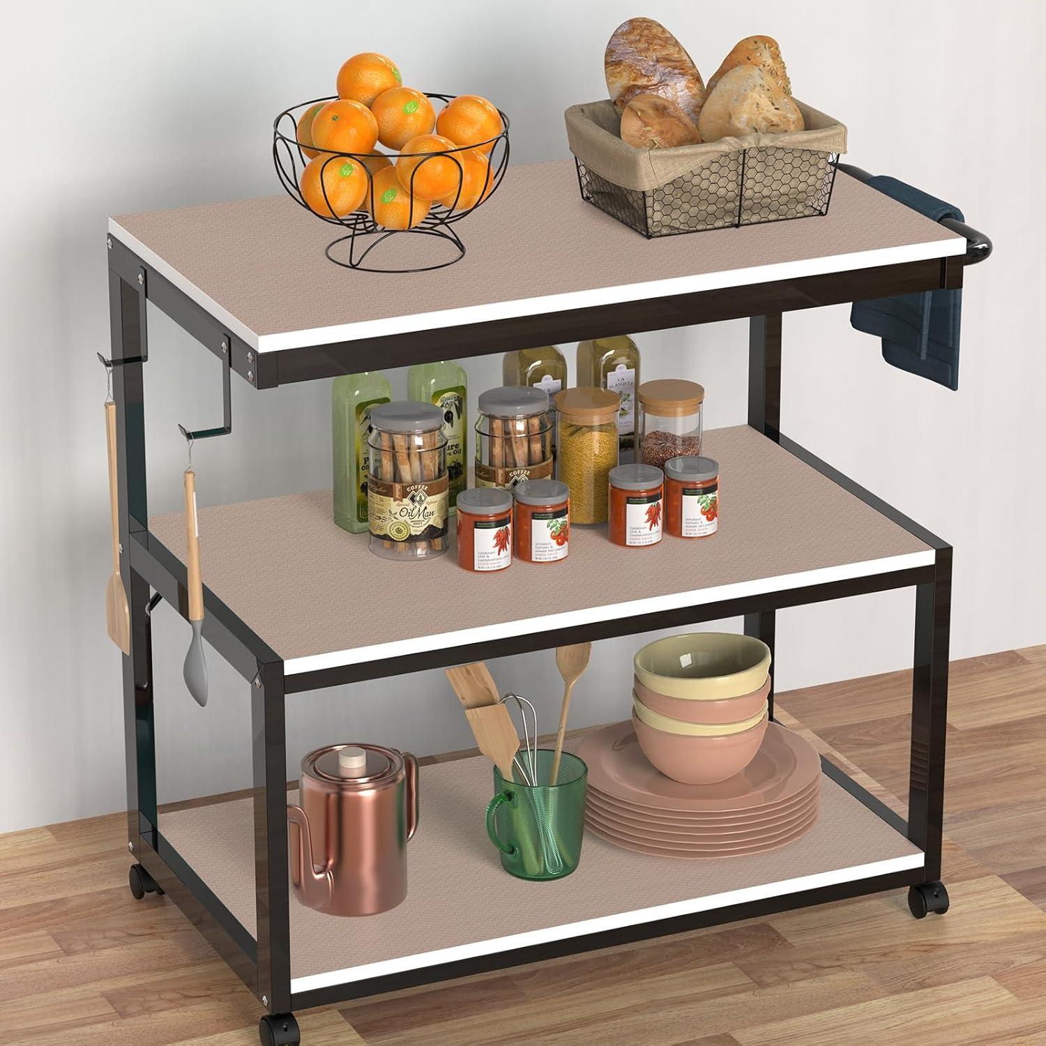 Forros de Estantería Beige StaHom 30x150 cm Impermeables