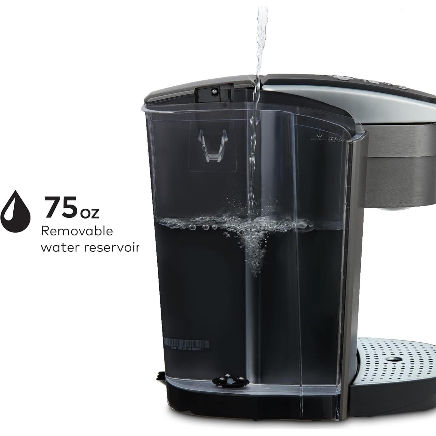 Cafetera Keurig K-Elite 1 Porción Pizarra Cepillada 8-12oz