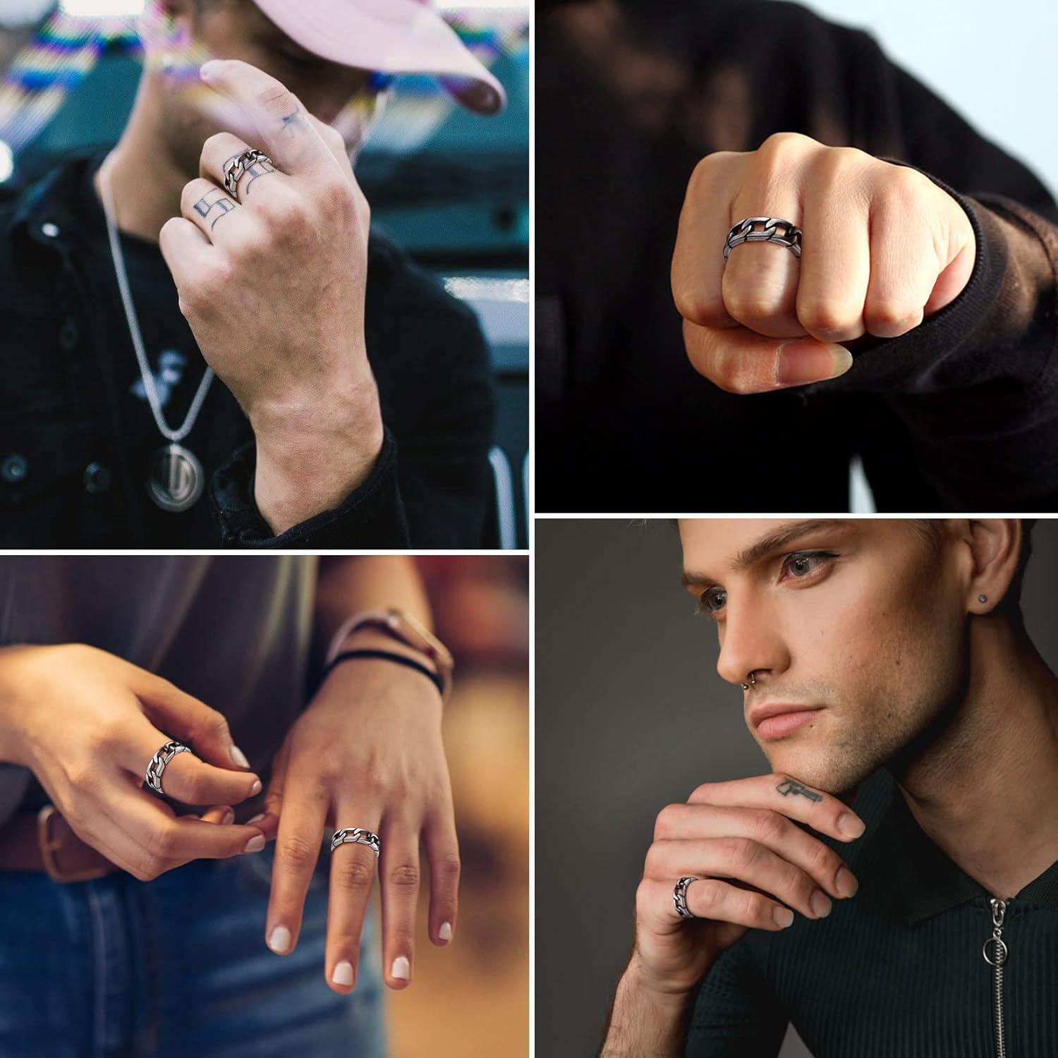 Anillo Celta Vintage para Hombre ChainsProMax, Acero Inoxidable